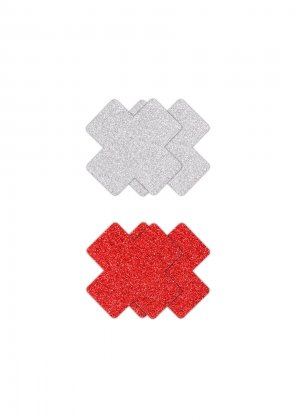 Pasties Glitter Cross 2 Pair