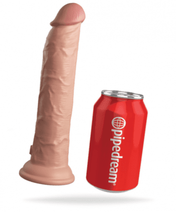 9 Vibrating + Dual Density Silicone Cock with Remote