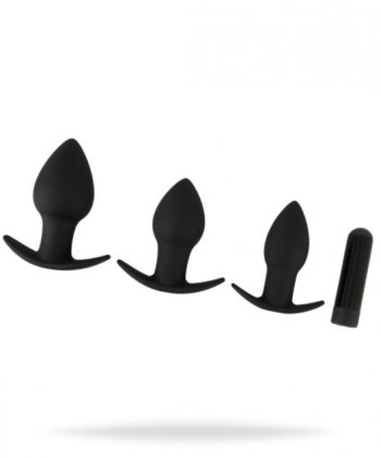 Black Velvets Butt plug Silicone set