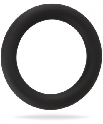 Svart penisring tillverkad av högkvalitativ och supermjuk silikon. Kan användas på olika sätt. Extremt flexibel och bekväm.