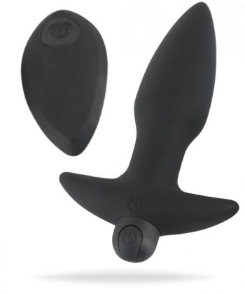 Analplugg tillverkad av högkvalitativ silikon med en avtagbar vibrator utrustad med 10 olika vibrationer. Uppladdningsbar.