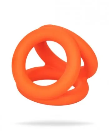 CalExotics Alpha Liquid Silicone Tri-Ring