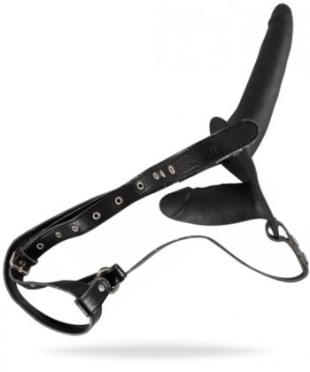 Double Strap On Black
