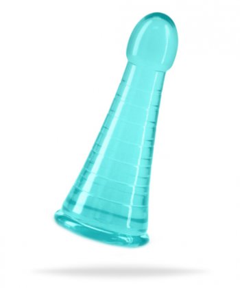 Fantasia dildo Phoenix - Grön konformad dildo med rund topp