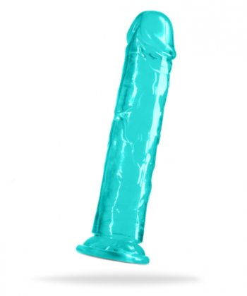 Fantasia Dildo Upper 8 - Grön semi transparant dildo