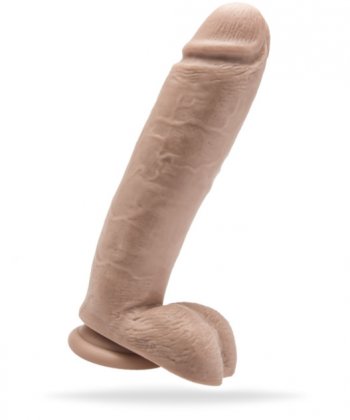 Get Real Dildo 10 inch with Balls