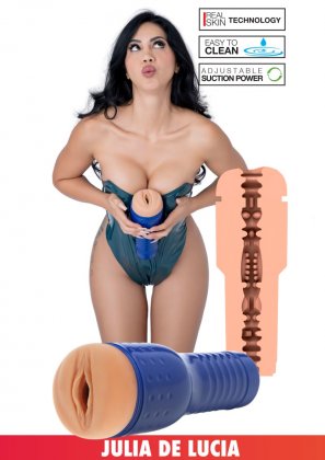 Realistisk lösvagina tillverkad av verklighetstroget material. Vaginal öppning. Justerbart tryck. Enkel rengöring. Ergonomisk