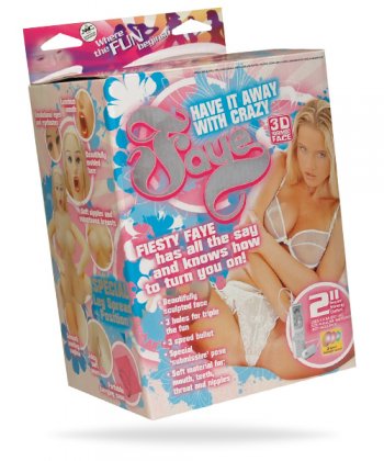 Love Doll Faye - Uppblåsbar docka med särade ben