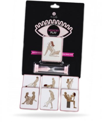 Enkel och roligt memory spel för par som vill hetta till det extra i sovrummet. 40 olika positionskort. Timglas ingår.