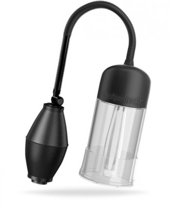 Penispump tillverkad av mjuk TPR. Enkel att använda. Vibrerande topp. Förbättrar prestandan. Ökar längd och bredd. Flexibel.