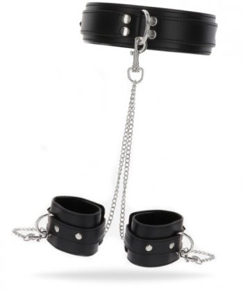 Halsband med handklovar. Högkvalitativa material. Justerbar och bekväm passform. Enkel att använda. Gåt att ta loss. Enkel.