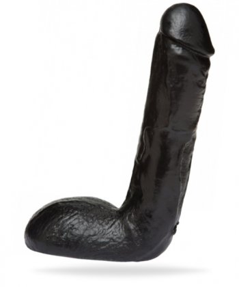 Vaculock Thin Realistic 7,5" Cock Code Black