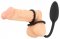 Cock And Ball Ring With A RC Butt Plug