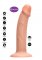 Beige Harness Dong Vibrating Silicone 19.5 cm