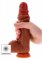 Foreskin Dildo Vibrating Silicone 20 cm