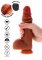 Foreskin Dildo Vibrating Silicone 20 cm
