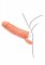 Penis Sleeve Liquid Silicone Ring 15 cm Beige