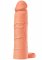 Penis Sleeve Liquid Silicone Ring 18 cm Beige