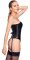 Vinyl Overbust Corset With Suspender