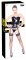 Vinyl Overbust Corset With Suspender
