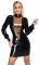 Latex BDSM Cut-Out Dress