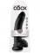 King Cock With Balls 9 inch Black