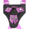 7' Strap-On Suspender Harness Set Pink
