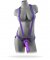 7' Strap-On Suspender Harness Set Purple