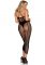 Net and Opaque Bodysuit and Skirt