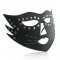 Cat Mask Black - Svart lädermask i form av katt