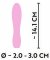 Uppladdningsbar vibrator tillverkad av högkvalitativ silikon. 10 djupa vibrationer. Flexibelt skaft. Helt vattentät. Enkel.
