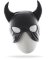 Devil Mask Black - Svart djävulsmask med horn