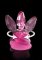 Rosa analplugg tillverkad av högkvalitativ och temperaturkänsligt glas. Handblåsta med ett öga för detaljer. Klassisk form.
