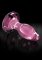 Rosa analplugg tillverkad av högkvalitativ och temperaturkänsligt glas. Handblåsta med ett öga för detaljer. Klassisk form.