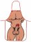 Sexy nude apron