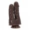 Caino and Abele Double Dildo - Brown