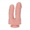 Caino and Abele Double Dildo - Beige