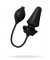 Inflateble Silicone Anal Plug - svart uppblåsbar analplugg med pump