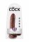 King Cock With Balls 18 cm - dong med sugpropp