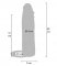 Hydrated Skin Penis Sleeve Silicone 20 cm