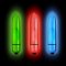 Neon Nights Quasar Röd batteridriven klitorisvibrator