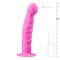 Silicone Suction Cup Ribbed Anal Dong