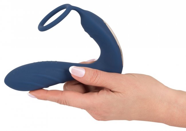 Vibrating Prostate Plug with Cock Ring
