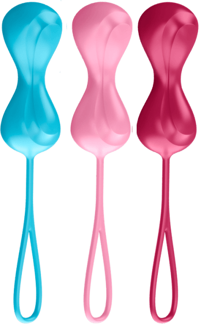 Satisfyer Power Balls - Set med 3 kegelkulor för knipövningar