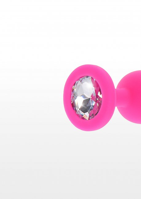 Diamond Booty Jewel Small Pink - Diamant detalj