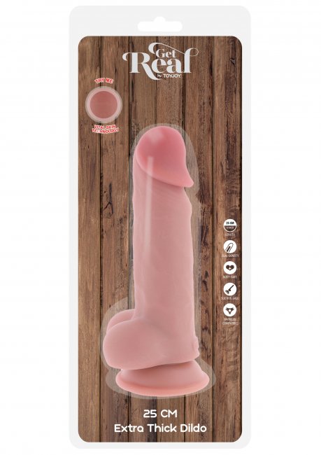 Get Real 25cm Extra Thick Dildo