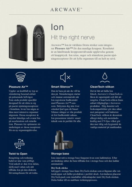 Arcwave Ion - Lufttryck sexleksak för män