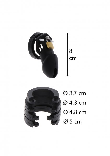 Chastity Cock Cage Silicone Large