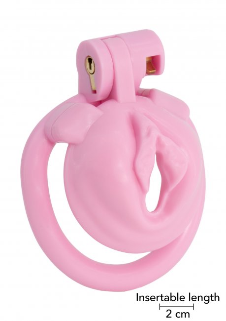 Sissy Trainer Cock Lock X-Short Pink