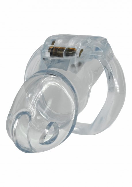 Clear Control Cock Cage Long